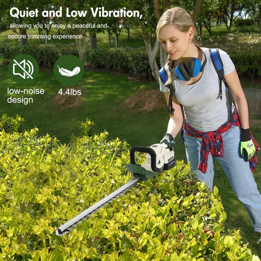 21V Cordless Hedge Trimmer with 20