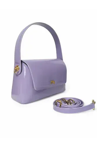 21x16cm Mademoiselle Shoulder Bag 101010082-Lilac - MATMAZEL (1)