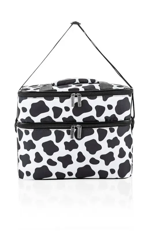 22 Lt Cooler Thermos Camping Picnic Hot And Cold Holding Suspended Insulated Thermal Bag Icebox-dalmatian - 4