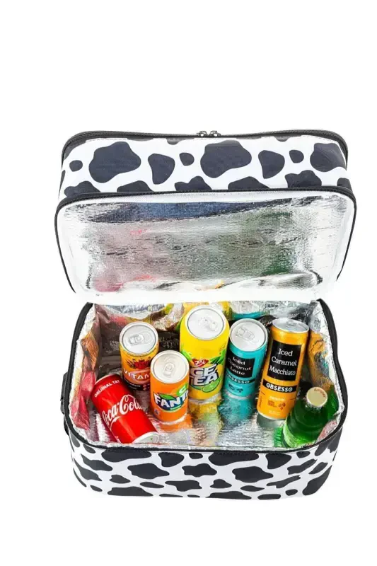 22 Lt Cooler Thermos Camping Picnic Hot And Cold Holding Suspended Insulated Thermal Bag Icebox-dalmatian - 6