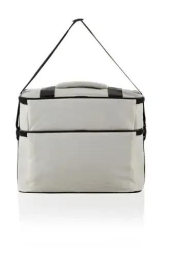 22 Lt Sovutgich Termos Kemping Piknik Issiq Va Sovuq Tutan Askili Yalıtımlı Termal Çanta Muzlik-Krem - 7