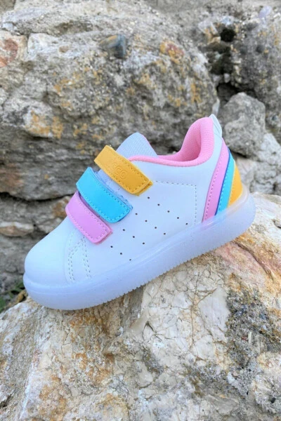 220. B21y. 212 Белые спортивные кроссовки для младенцев с белым светом - 25 - VICCO (1)