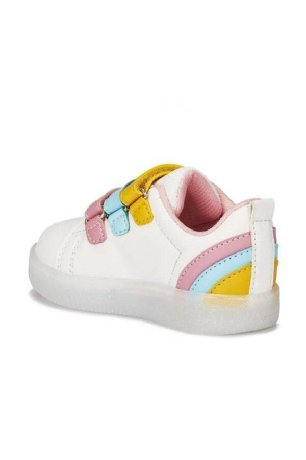 220. B21y. 212 Beyaz Işıklı Bebek Spor Ayakkabı Beyaz-25-Pembe - 6
