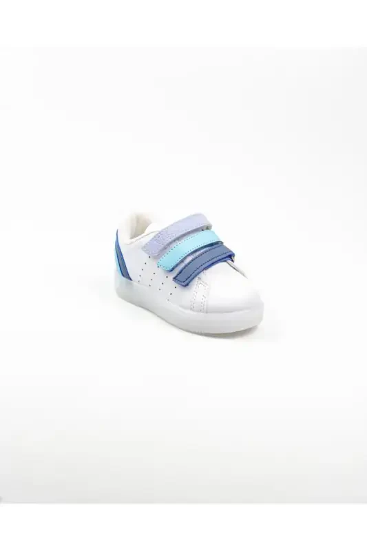 220. B21y. 212 Sun White Lighted Baby Sneaker White-25-White - 1