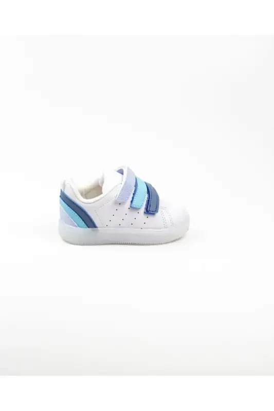 220. B21y. 212 Sun White Lighted Baby Sneaker White-25-White - 2