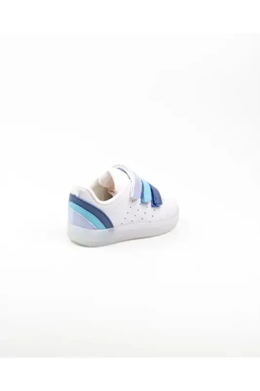 220. B21y. 212 Sun White Lighted Baby Sneaker White-25-White - 4