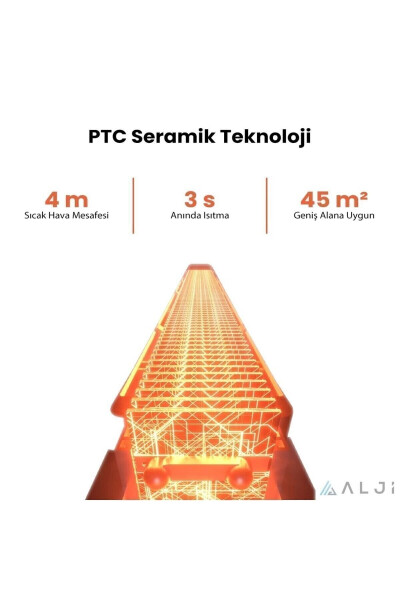 2200 Vt Super Jimsiz Ptc Seramik Isitish Qurilmasi Va Ventilyator - 6