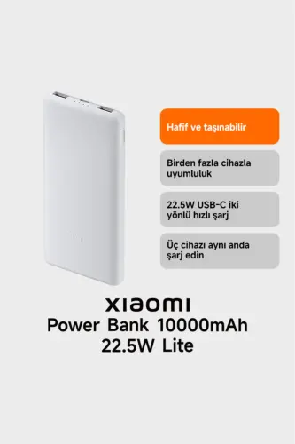 22.5w Powerbank Usb-c Ko'chma Tez Zaryadlash Qurilmasi 10000 Mah Type-c Orqali Zaryadlanadigan - 1