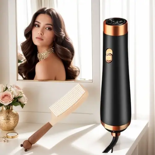 [22m/s High Speed] Portable Hair Dryer, Travel Hair Dryer Featuring Negative Ion Technology - Offers 3 Heat/Speed Settings, 110 Voltage, and Low Noise Motor, Ideal for Home, Travel (Black) - CLWHJ (1)