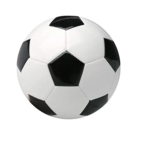 2,3,4,5 o'lchamli futbol to'pi nasos ignasi bilan Klassik oq qora qalinroq PU qattiq to'qilgan yoshlar o'g'il bolalar ligasi o'yinlari mashg'ulotlari amaliyoti yoki sovg'a uchun mos - SPDTECH