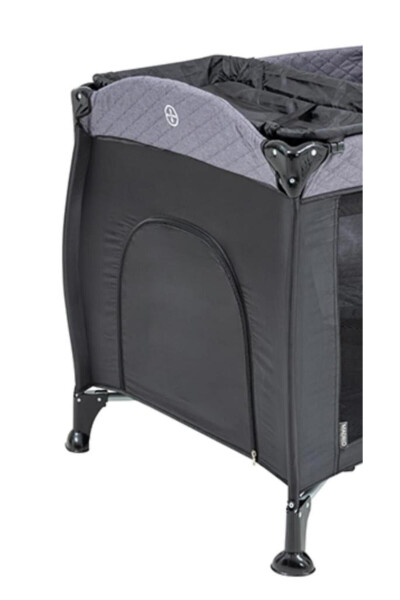 2350 Madrid 70X110cm Oyun Parkı yatak Hediyeli Gri - 4