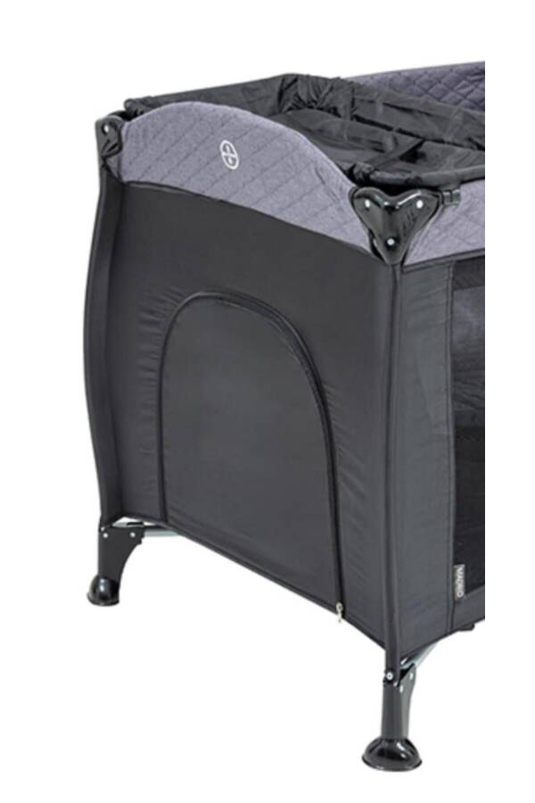 2350 Madrid 70X110cm Oyun Parkı yatak Hediyeli Gri - 4