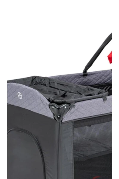 2350 Madrid 70X110cm Playpen with Mattress Gift Gray - 3