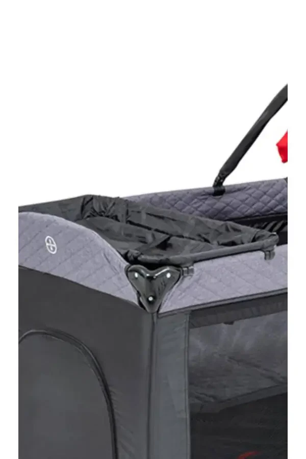 2350 Madrid 70X110cm Playpen with Mattress Gift Gray - 3