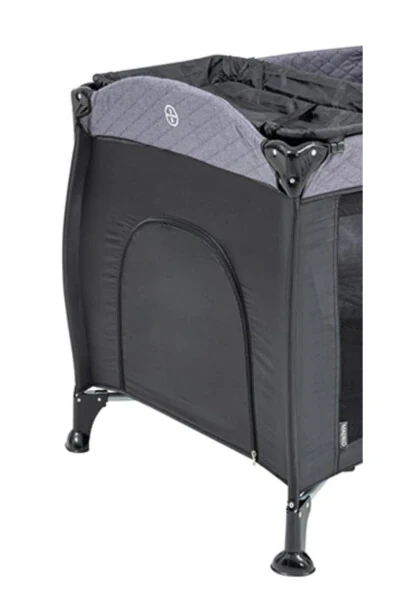 2350 Madrid 70X110cm Playpen with Mattress Gift Gray - 4