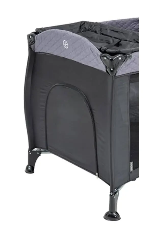 2350 Madrid 70X110cm Playpen with Mattress Gift Gray - 4
