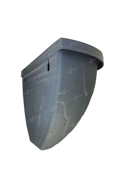 2.4 Litre Anthracite Half Wall Balcony Pot Garden Wall Matte Plastic Pot Drip No2 29.5x17.5cm - 14