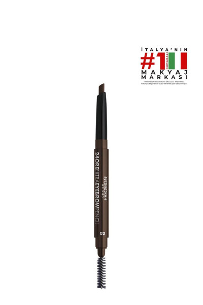 24 Ore Extra Eyebrow Pencil Dark 03 - 4