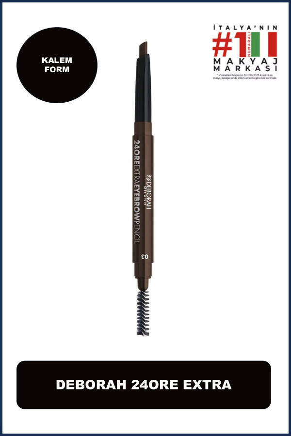 24 Ore Extra Eyebrow Pencil Dark 03 - 2