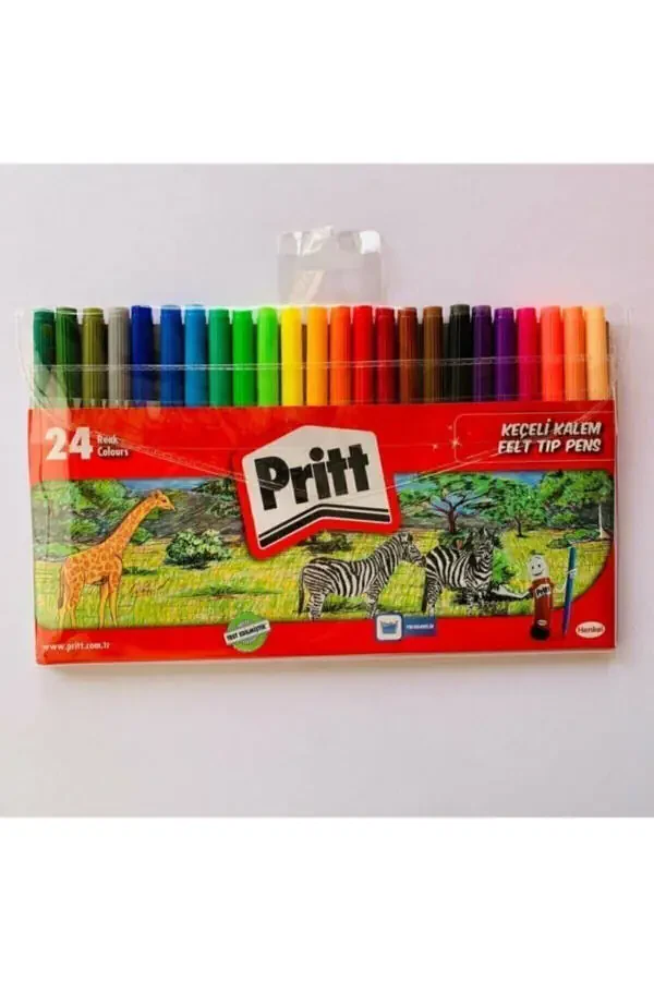 24 Pack Felt Tip Pens 1st Class Quality 