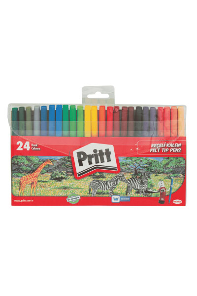 24 Pack Felt Tip Pens 1st Class Quality 