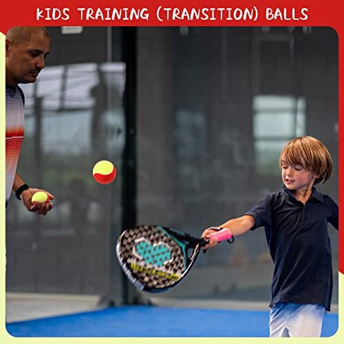24 Pack Tennis Balls for Kids 75% Low Compression Stage Kids Tennis Ball Bulk for Beginners Ball Machine Training Transition Practicing PET Dog Playing Practice on Short 36 Foot Court (Red Yellow) - 4