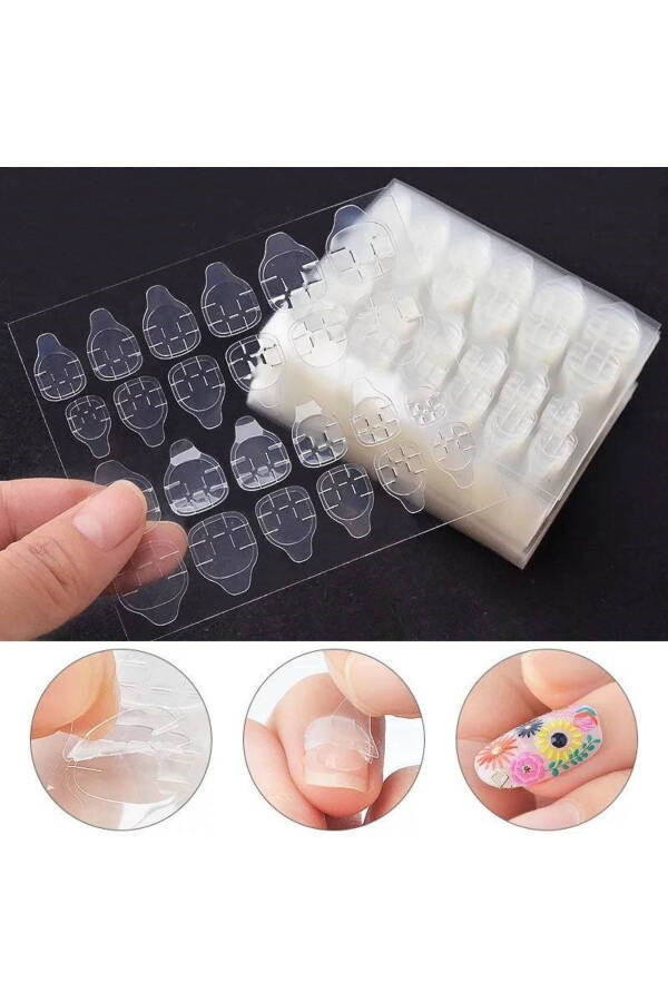 24 Pieces Harmless Pro Double-Sided False Nail Adhesive Tape - 5