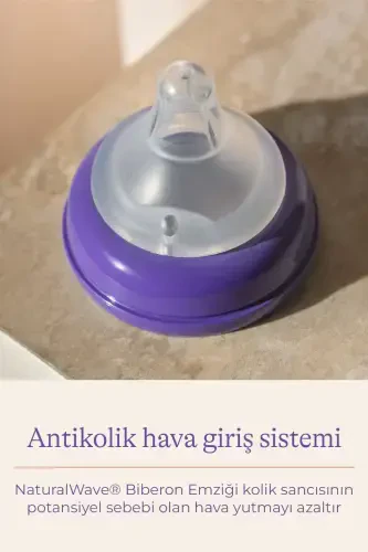240 ml Cam Biberon ve NaturalWave® Biberon Emziği (3 Ay+) - 4