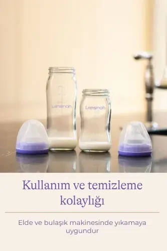 240 ml Cam Biberon ve NaturalWave® Biberon Emziği (3 Ay+) - 5