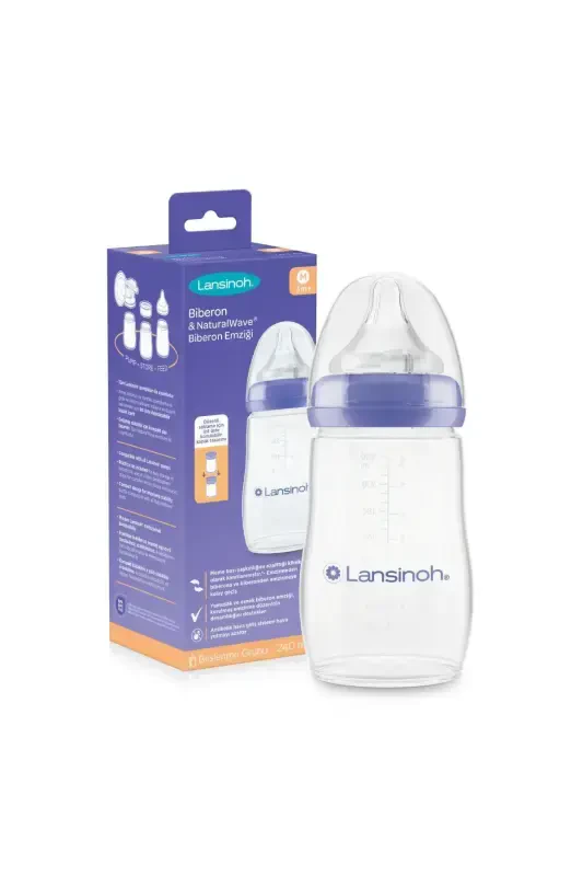 240 мл чақалоқ шишаси ва NaturalWave® соскаси - 1