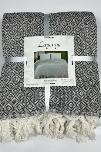 240 x 260 Yagona Pike Battal O'lchamli - Antratsit - LAPENYA HOME (1)