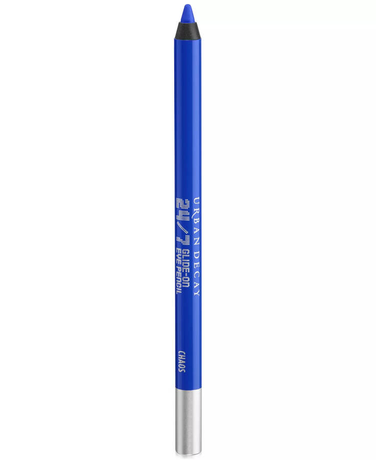 24/7 Glide-On Waterproof Eyeliner Pencil Chaos (matte cobalt blue with slight floating pearl) - 1