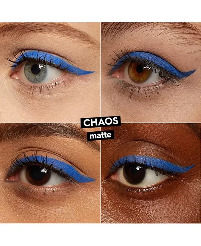 24/7 Glide-On Waterproof Eyeliner Pencil-Chaos (matte cobalt blue with slight floating pearl) - 3