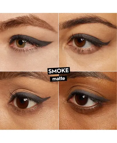 24/7 Glide-On Waterproof Eyeliner Pencil-Smoke (deepest matte gray) - 3