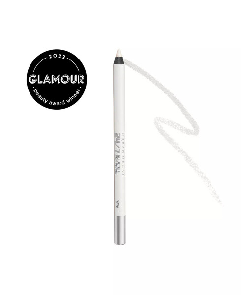 24/7 Glide-On Waterproof Eyeliner Pencil Yeyo (metallic white) - 2