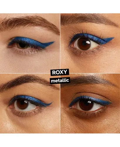 24/7 Glide-On Waterproof Eyeliner Pencil - Roxy (metallic blue) - 2