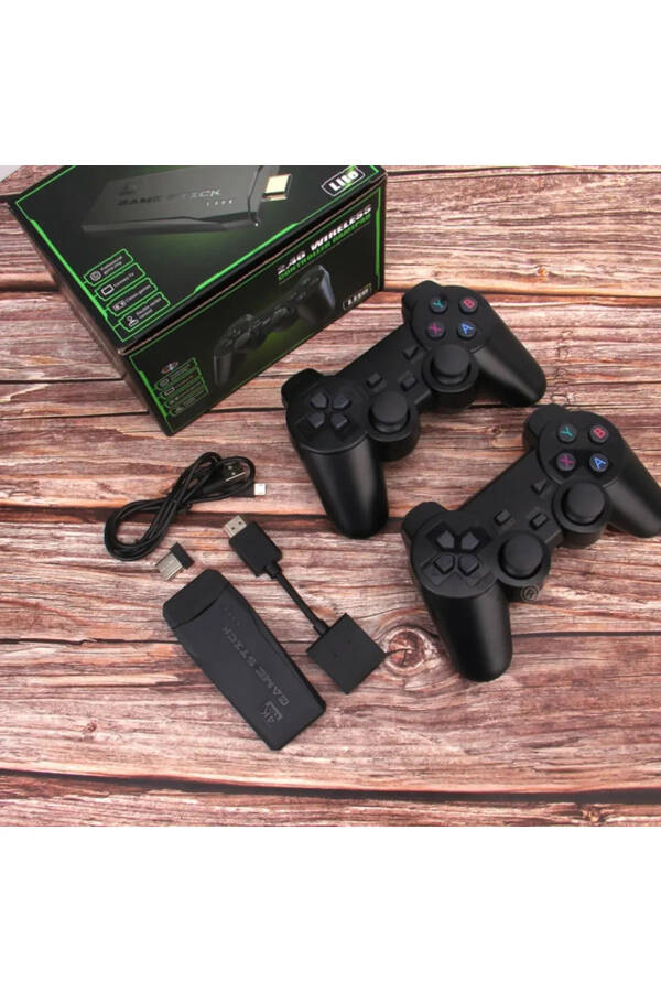 2.4g Kablosuz Oyun Kumandası Gamepad Hdmi Çıkış Tv Dahili Klasik Oyun - 6