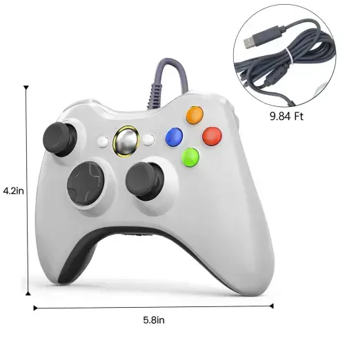2.4G Wired Game Controller Joystick For Xbox 360 Controller For PS3 Gamepad For Win PC 7/8/10- - Modazone (1)