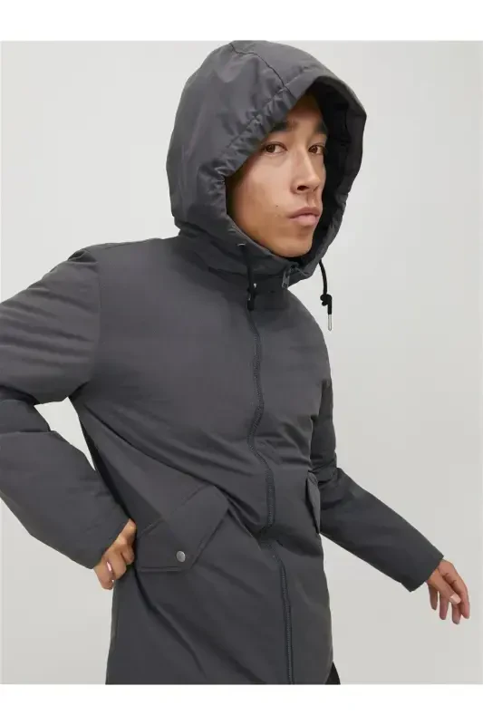 24K 12236010 ERKAK PARKA-antratsit - 3