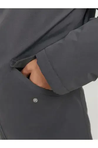 24K 12236010 ERKEK PARKA-antrasit - 4