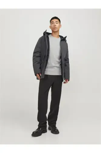 24K 12236010 ERKEK PARKA-antrasit - 7