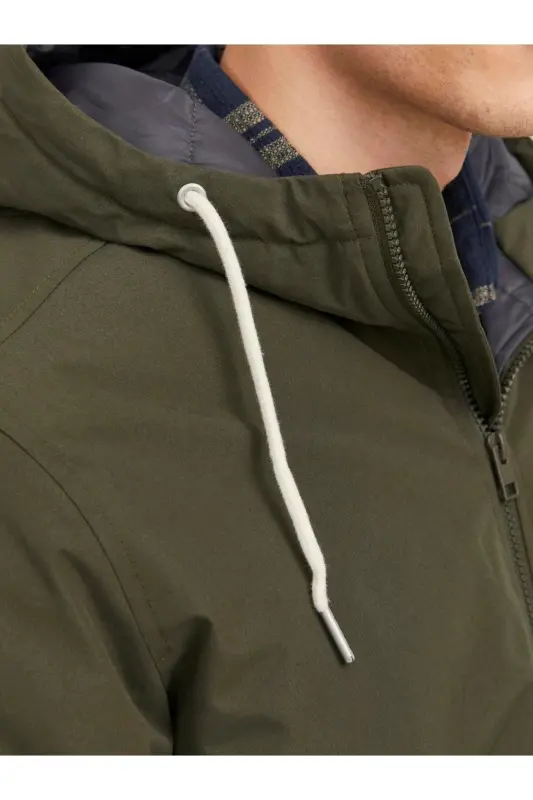 24K 12236010 ERKEK PARKA - HAKİ - 4