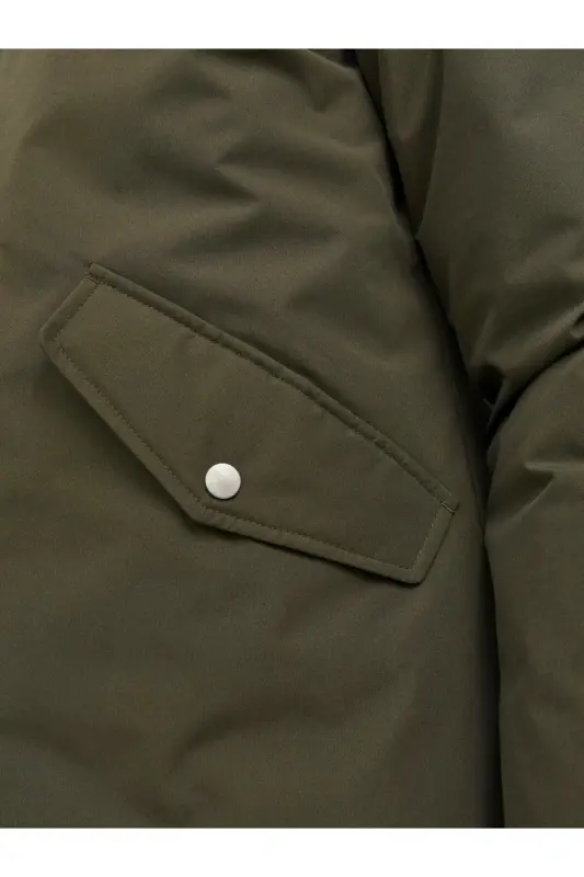 24K 12236010 ERKEK PARKA - HAKİ - 5