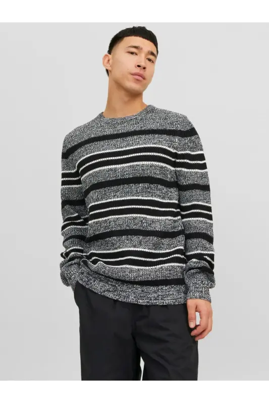 24K 12243000 MEN'S SWEATER-BLACK - 6