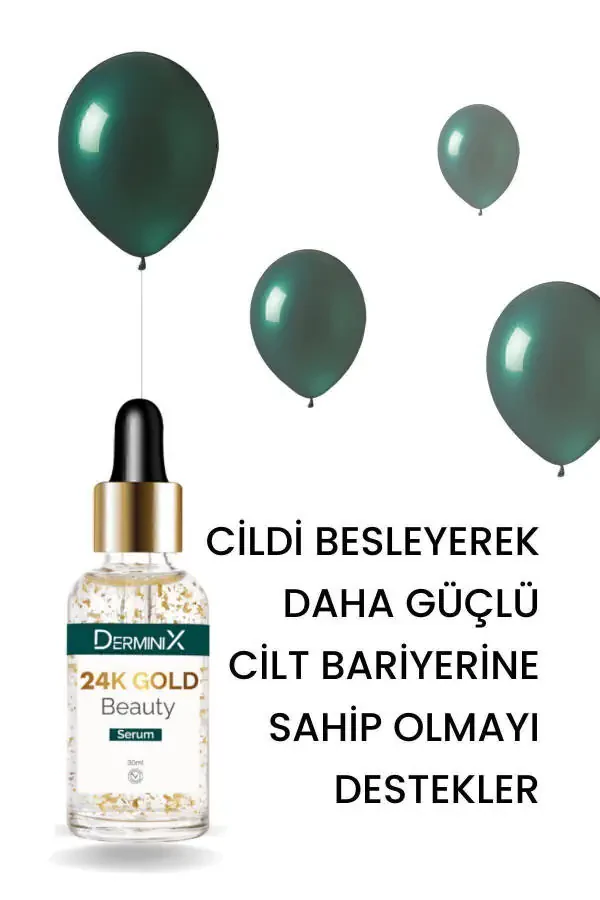 24k Gold Beauty Altın Parçacıklı Hyaluronik Asit Içeren Cilt Bakım Serumu - 9
