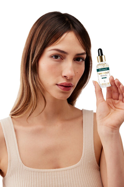 24k Gold Beauty Altın Parçacıklı Hyaluronik Asit Içeren Cilt Bakım Serumu - 10