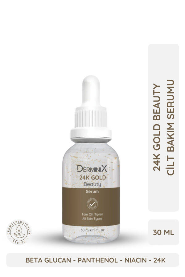 24k Gold Beauty Altın Parçacıklı Hyaluronik Asit Içeren Cilt Bakım Serumu - 1