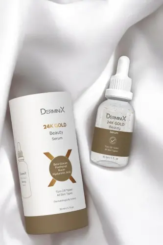 24k Gold Beauty Altın Parçacıklı Hyaluronik Asit Içeren Cilt Bakım Serumu - 6