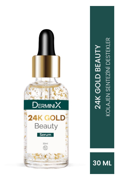 24k Gold Beauty Serum with Hyaluronic Acid and Gold Particles - 6