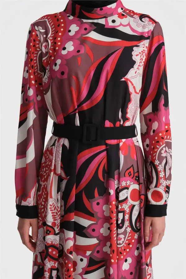 24k9907 Qizil rangli bez kiyimi - 5